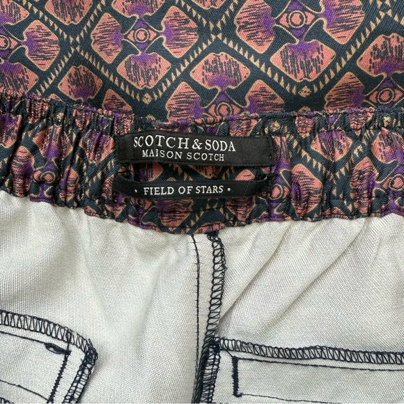 Scotch & Soda Silk Print Pajama Suit Co-ord Set - Picture 9 of 10
